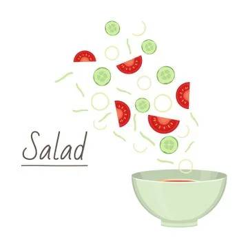 Food preparation theme Stock Illustration