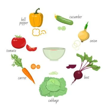 Food preparation theme Stock Illustration