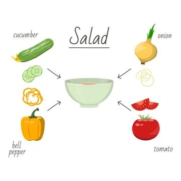 Food preparation theme Stock Illustration