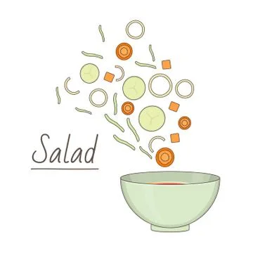 Food preparation theme Stock Illustration