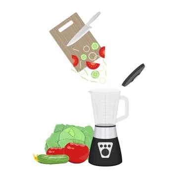 Food preparation theme Stock Illustration