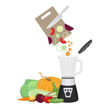 Food preparation theme Stock Illustration