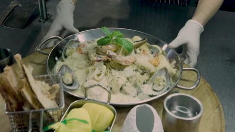 Food prepare Stock Footage 134855208