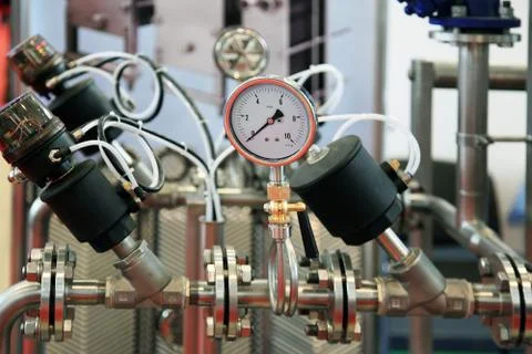 Food processing equipment Foto stock