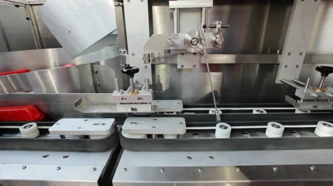 Food processing plant; bottles Stock Footage 35848863