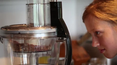 Food processor. Stock Footage 45494441