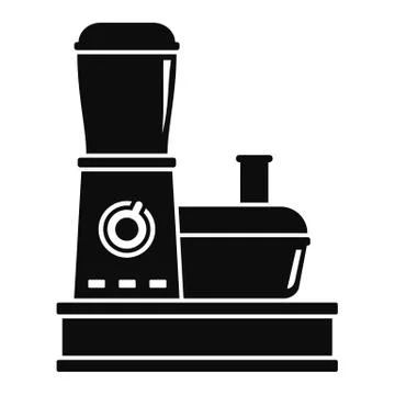 Food processor icon, simple style 스톡 일러스트