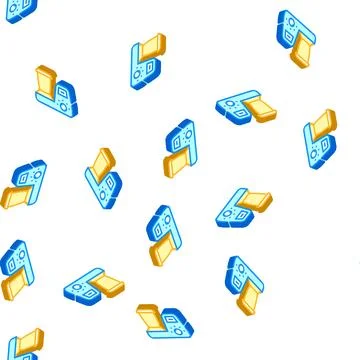 Food processor isometric icon vector symbol illustration 스톡 일러스트