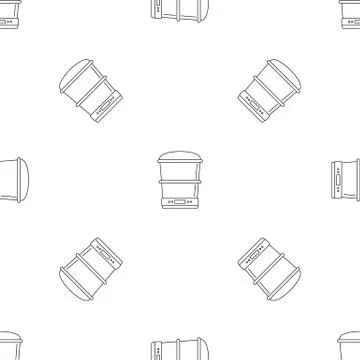 Food processor machine pattern seamless vector Stockillustratie