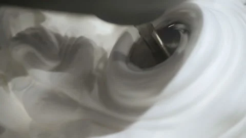 Food processor whipping egg whites. Stock Footage 154971106