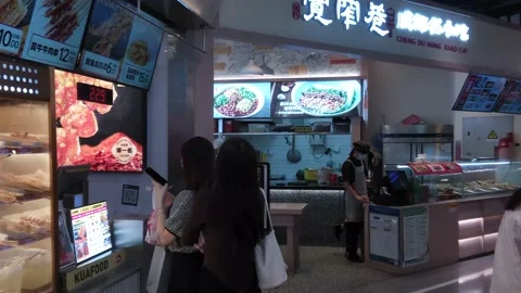 Food restaurant landscape Stock Footage 165579448