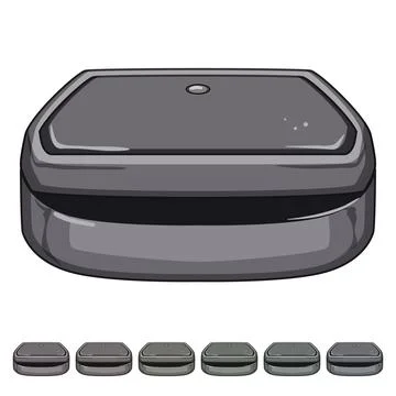 Food sandwich maker cartoon vector graphic Illustrazione stock
