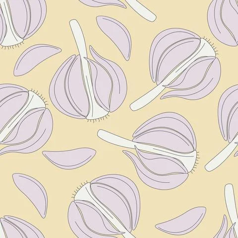 Food seamless pattern Stockillustratie