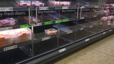 Food shortages. Stock Footage 160930461