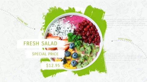 Food Slideshow Stock After Effects