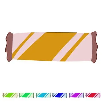 Food snack pack vector cartoon graphic Stock Illustration