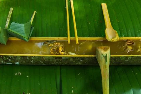 Food spawned Stock Photos