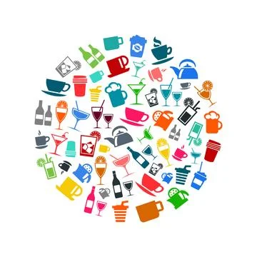 Food a sphere Stock Illustration