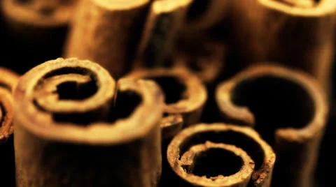 Food Spices Cinnamon Stock Footage 33200982
