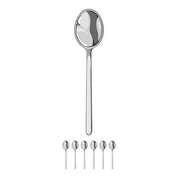 Food spoon cartoon vector graphic Stock Illustration