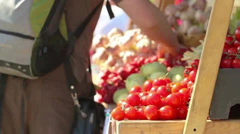 Food stand Stock Footage 23139347