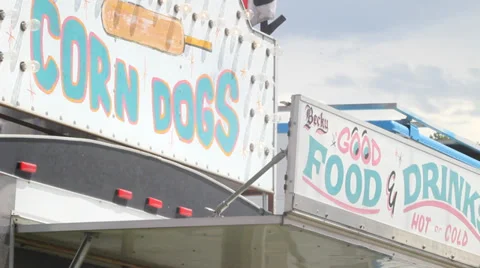 Food stands Stock Footage 27815081