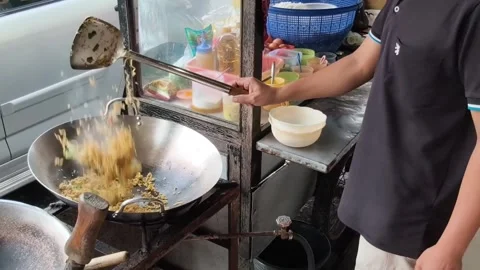Food Street Video stock 314290586