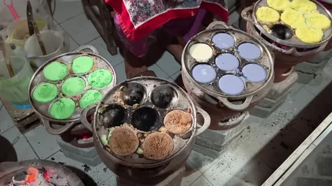 Food Street Video stock 317419966