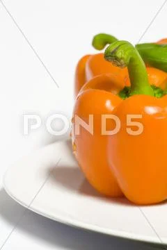 Food summer brilliance diet drop health paprika Stock Photos