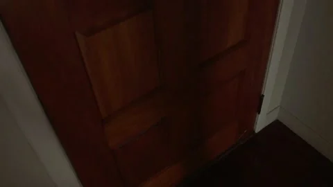 Food supplies & shopping dropped to front door during lockdown. Stock Footage