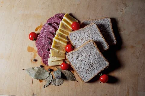 Food in table Stock Photos