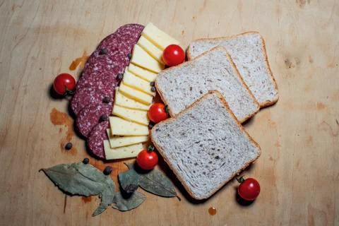 Food in table Stock Photos