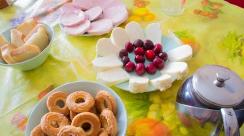 Food on the table Stock Photos