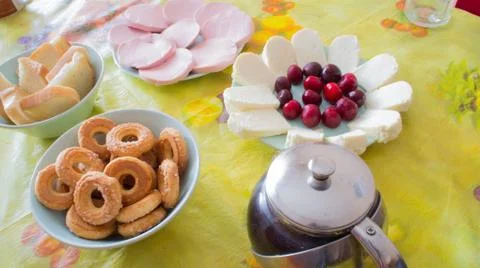 Food on the table Stock Photos