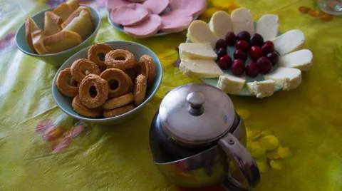 Food on the table Stock Photos