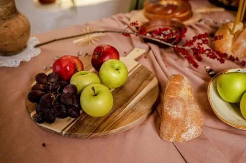 Food on a table Stock Photos
