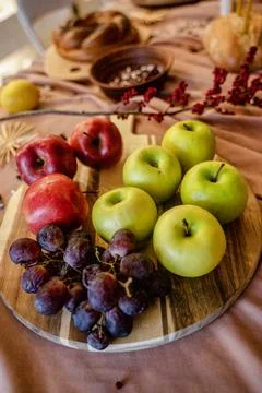 Food on a table Foto stock