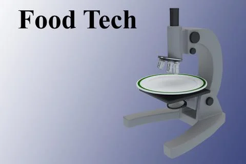 Food Tech concept Illustrazione stock