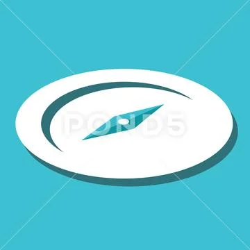 Food Travel Explorer,plate incorporated compass logo icon vector Stock Illustration