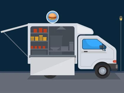Food Truck Stock Illustration