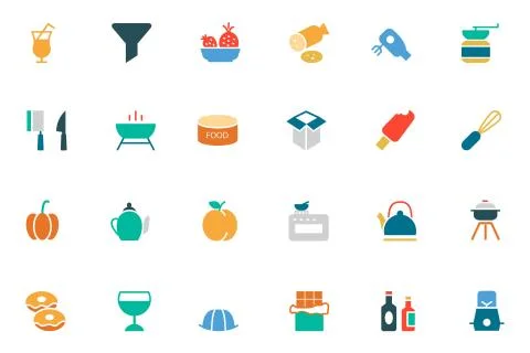 Food Vector Pack Stock Illustration