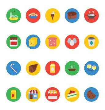 Food Vector Set Stock Illustration