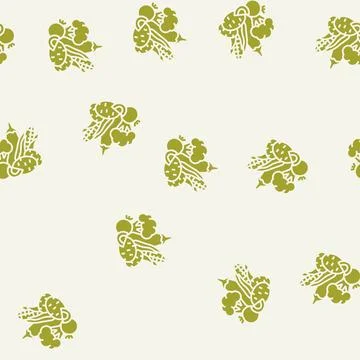 Food vegan glyph seamless pattern Stock Illustration