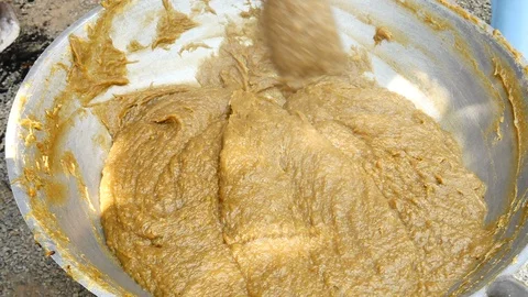 Food video Preserved Durian is adding value to durian The production of duria Stock Footage 106436717