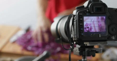 Food vlogging, sauerkraut making process Stock Footage 146669700