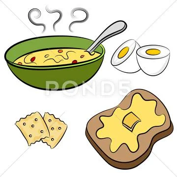 Foods Stock Illustration
