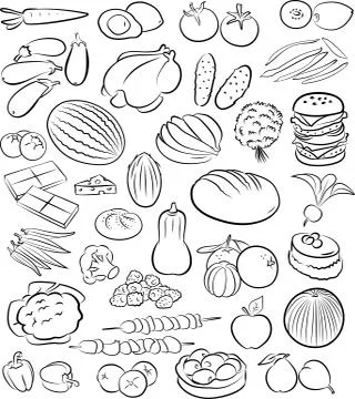 Foods 스톡 일러스트