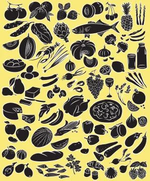 Foods 스톡 일러스트
