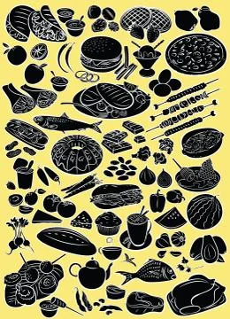 Foods 스톡 일러스트