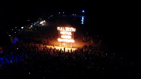 Fool Moon Party Stock-Footage 86591088